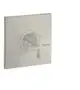 AXOR-HG-AXOR-Citterio-Thermostat-HighFlow-Unterputz-mit-Kreuzgriff-Edelstahl-Optic-39716800 gallery number 1